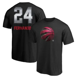 Men's Toronto Raptors Bruno Fernando Black Midnight Mascot T-Shirt
