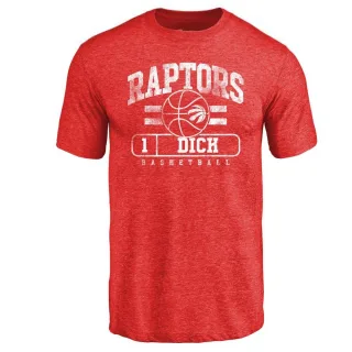 Men's Toronto Raptors Gradey Dick Red Baseline T-Shirt