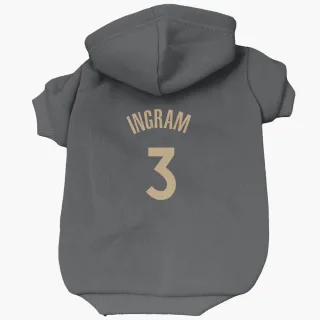 Toronto Raptors Brandon Ingram Black  Dog & Cat Pet Hoodie