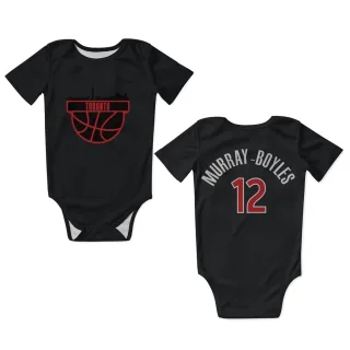 Toronto Raptors Collin Murray-Boyles Black  Red Newborn & Infant Bodysuit