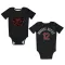 Toronto Raptors Collin Murray-Boyles Black  Red Newborn & Infant Bodysuit