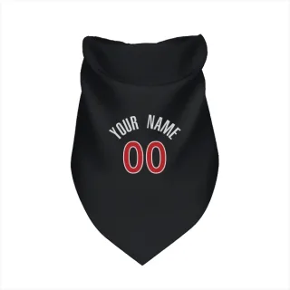 Toronto Raptors Custom Black   Red Dog & Cat Pet Bandana