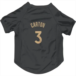 Toronto Raptors D.J. Carton Black  Dog & Cat Pet Jersey