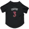 Toronto Raptors D.J. Carton Black  Red Dog & Cat Pet Jersey