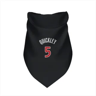 Toronto Raptors Immanuel Quickley Black  Red Dog & Cat Pet Bandana