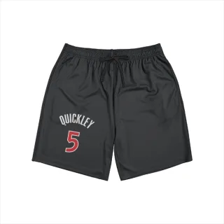 Toronto Raptors Immanuel Quickley Black  Red Unisex Shorts