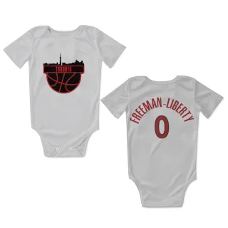 Toronto Raptors Javon Freeman-Liberty White  Newborn & Infant Bodysuit