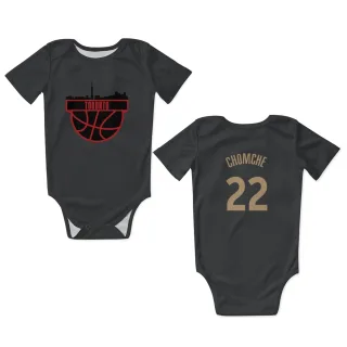 Toronto Raptors Ulrich Chomche Black  Newborn & Infant Bodysuit