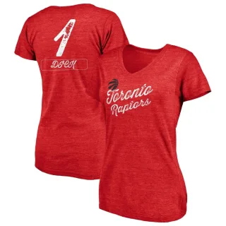 Women's Toronto Raptors Gradey Dick Red Sideline V-Neck T-Shirt